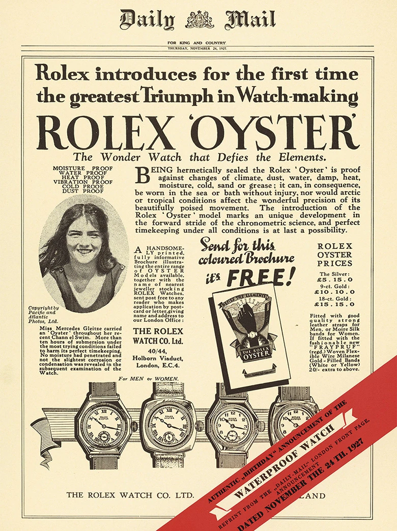 Rolex Oyster Story – Uhren Schmiemann