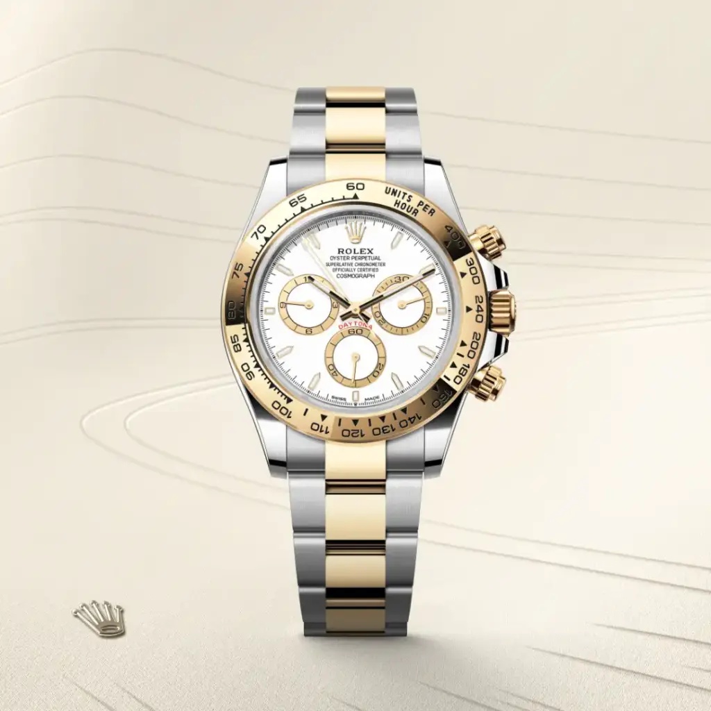 Rolex Cosmograph Daytona in Rolesor gelb (Kombination aus Edelstahl Oystersteel und Gelbgold), M126503-0001-3 – Uhren Schmiemann