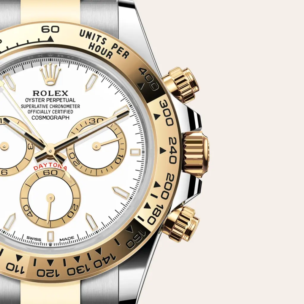 Rolex Cosmograph Daytona in Rolesor gelb (Kombination aus Edelstahl Oystersteel und Gelbgold), M126503-0001-7 – Uhren Schmiemann