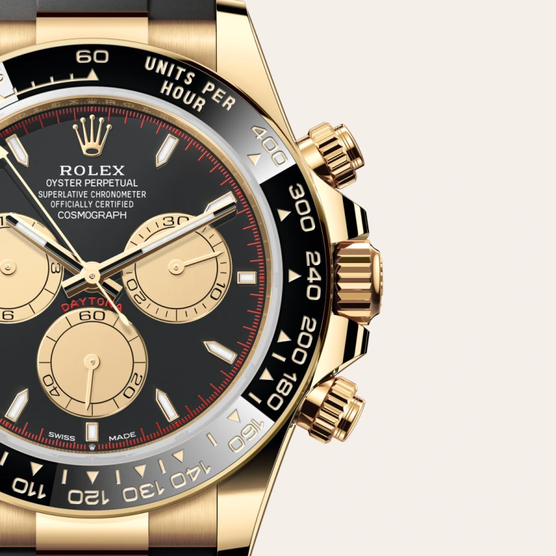 Rolex Cosmograph Daytona in 18 Karat Gelbgold, M126518LN-0004-8 – Uhren Schmiemann
