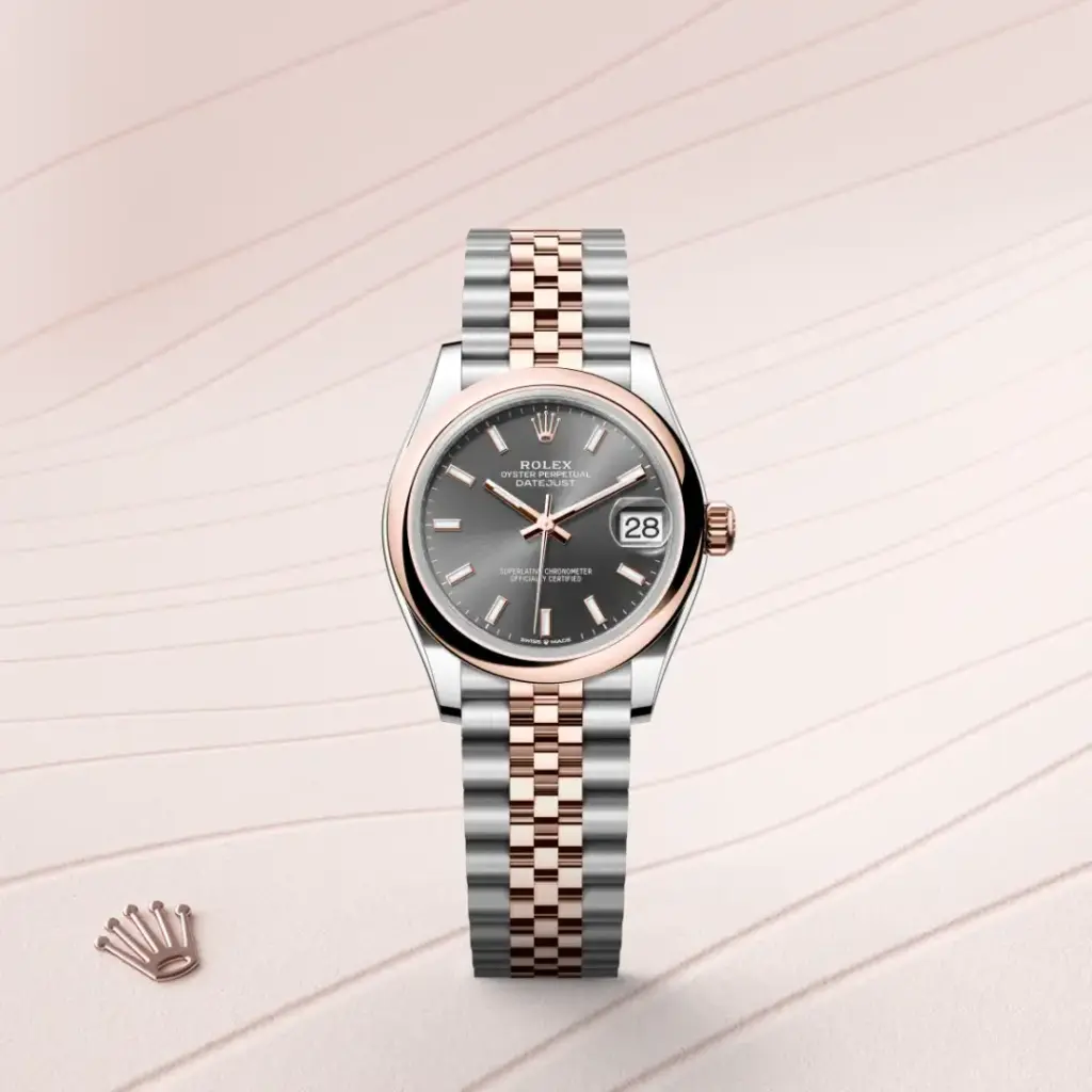 Rolex Datejust in Rolesor Everose (Kombination aus Edelstahl Oystersteel und Everose-Gold), M278241-0018-3 – Uhren Schmiemann