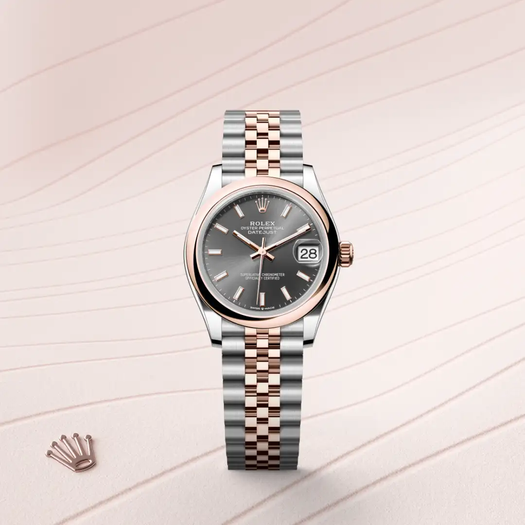 Rolex Datejust in Rolesor Everose (Kombination aus Edelstahl Oystersteel und Everose-Gold), M278241-0018-3 – Uhren Schmiemann