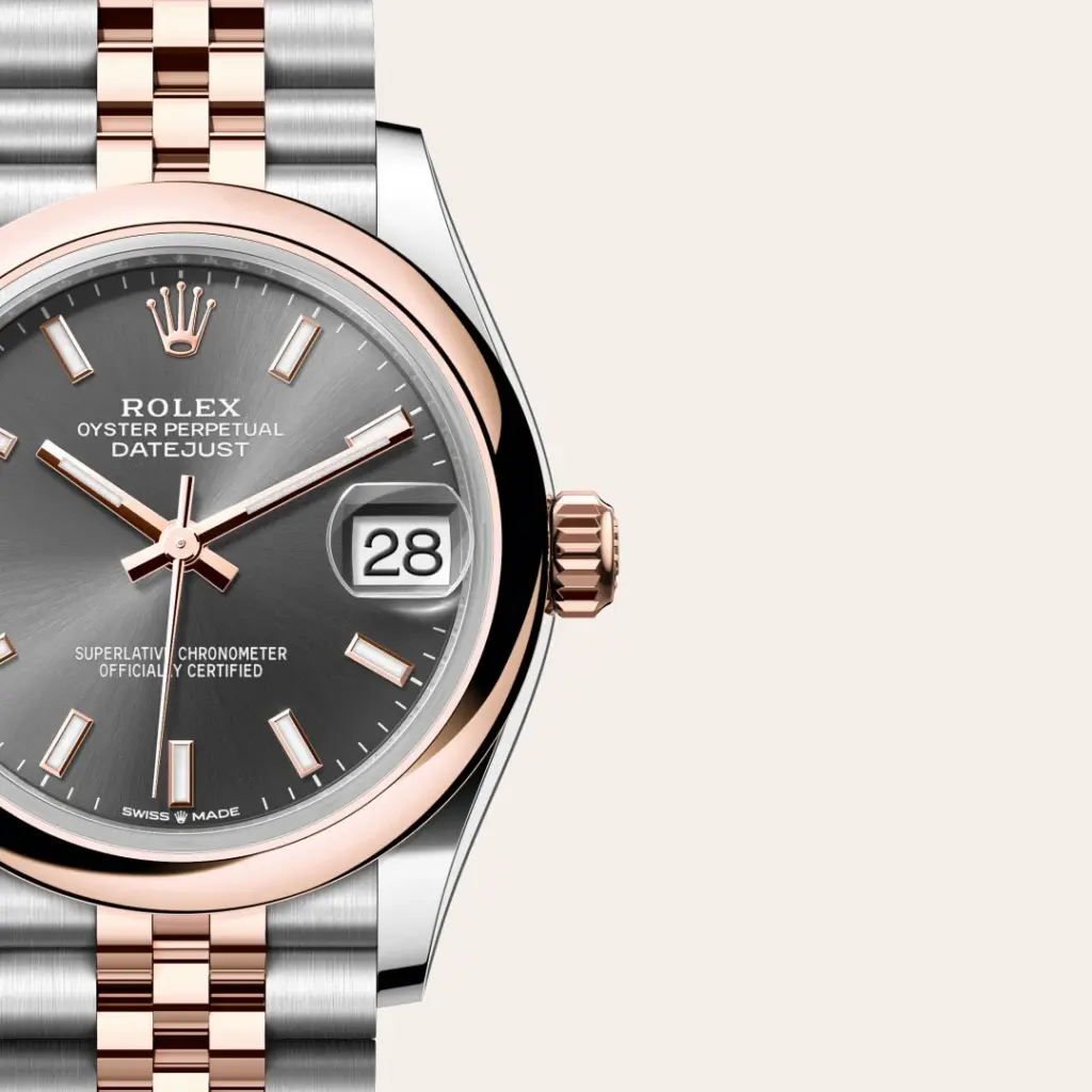 Rolex Datejust in Rolesor Everose (Kombination aus Edelstahl Oystersteel und Everose-Gold), M278241-0018-7 – Uhren Schmiemann