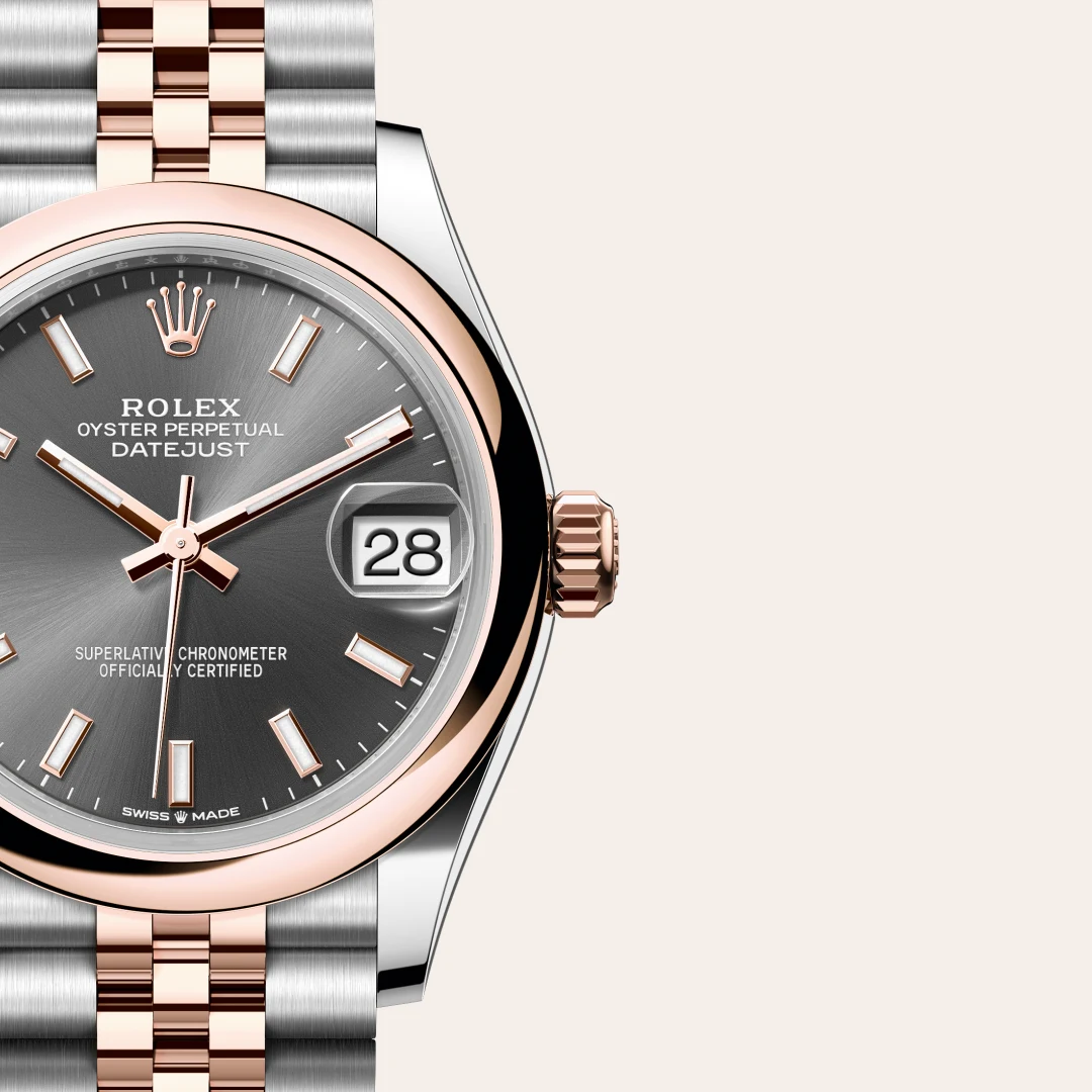 Rolex Datejust in Rolesor Everose (Kombination aus Edelstahl Oystersteel und Everose-Gold), M278241-0018-7 – Uhren Schmiemann