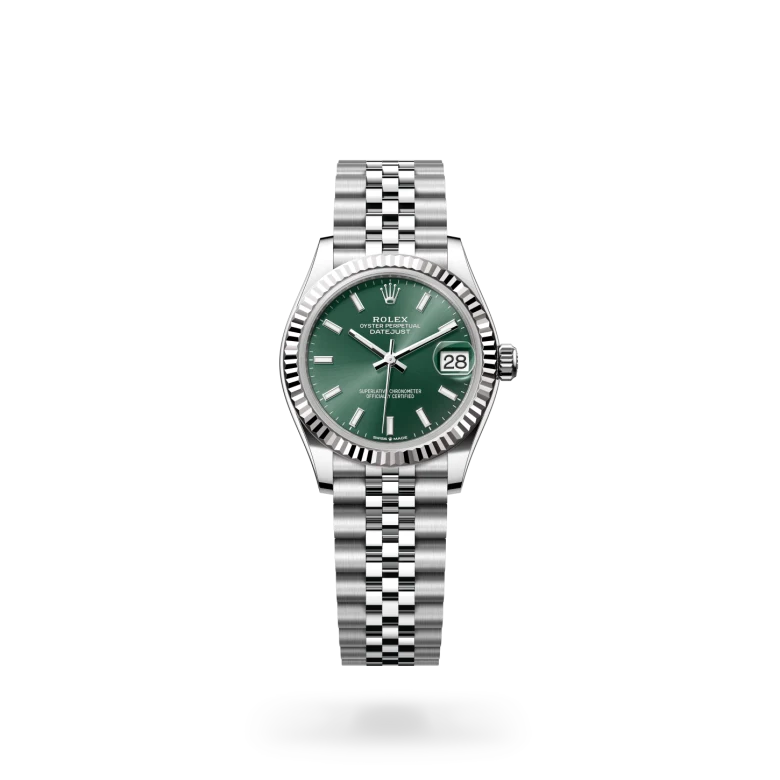 Rolex Datejust in Rolesor weiß (Kombination aus Edelstahl Oystersteel und Weißgold), M278274-0018-2 – Uhren Schmiemann