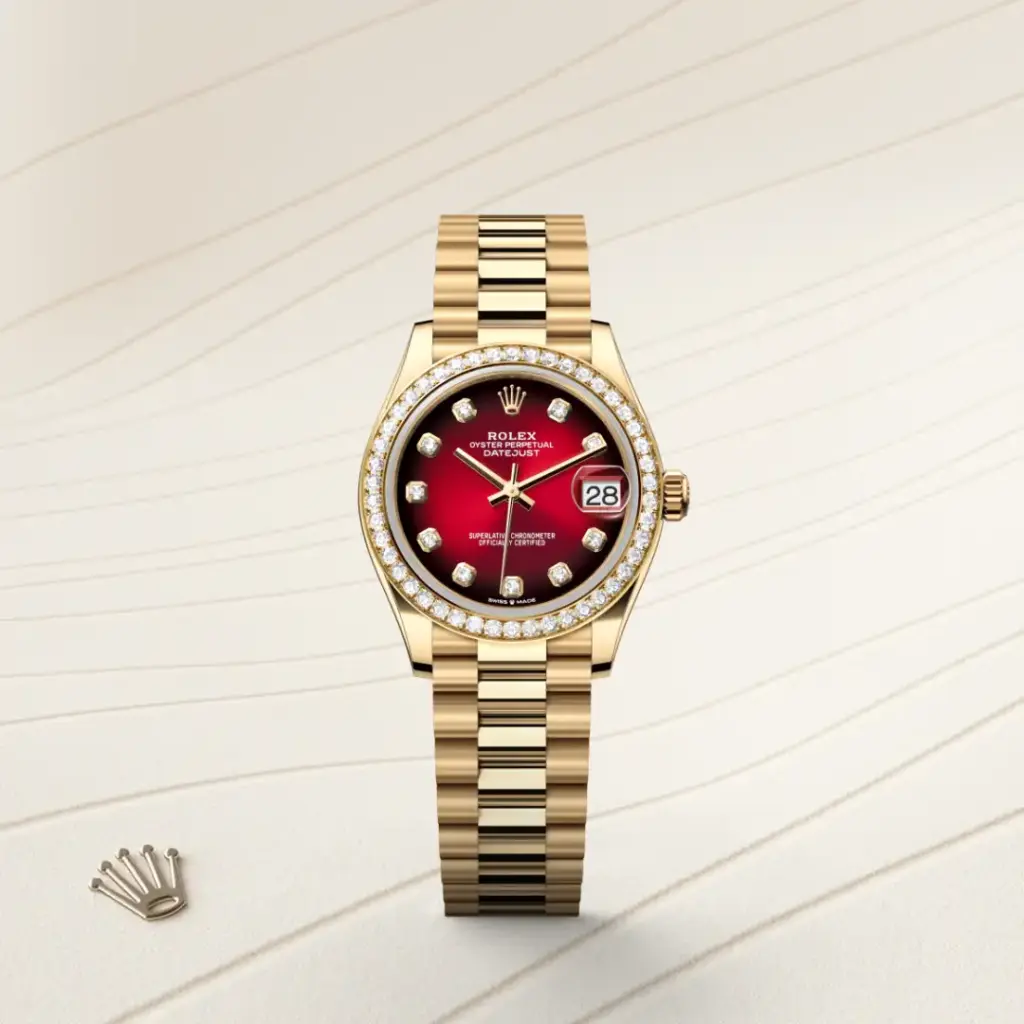 Rolex Datejust in 18 Karat Gelbgold, M278288RBR-0041-3 – Uhren Schmiemann