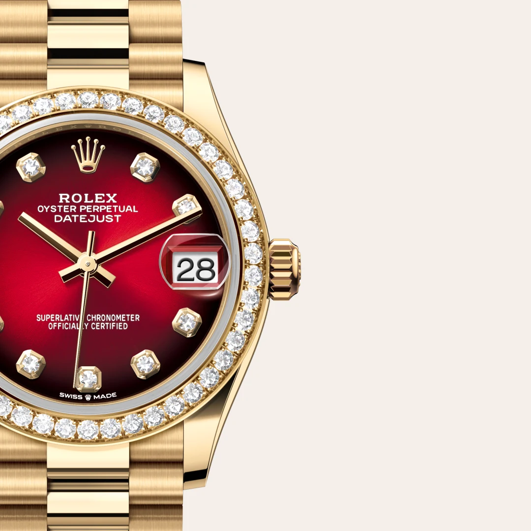 Rolex Datejust in 18 Karat Gelbgold, M278288RBR-0041-7 – Uhren Schmiemann