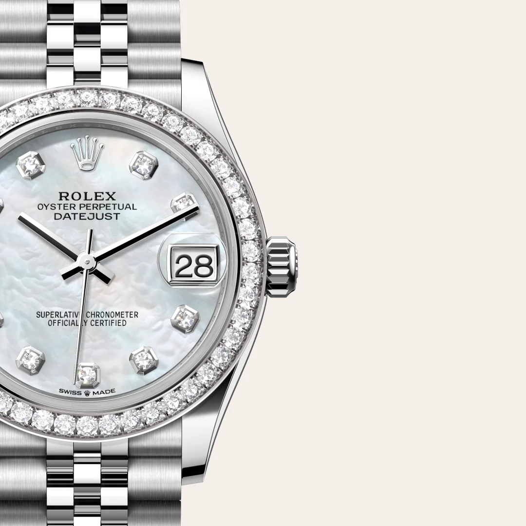 Rolex Datejust in Rolesor weiß (Kombination aus Edelstahl Oystersteel und Weißgold), M278384RBR-0008-7 – Uhren Schmiemann