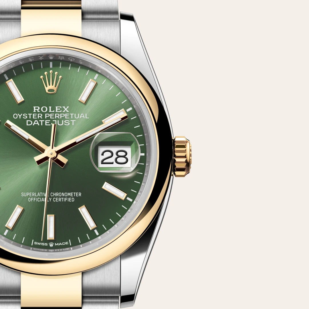 Rolex Datejust in Rolesor gelb (Kombination aus Edelstahl Oystersteel und Gelbgold), M126203-0058-7 – Uhren Schmiemann
