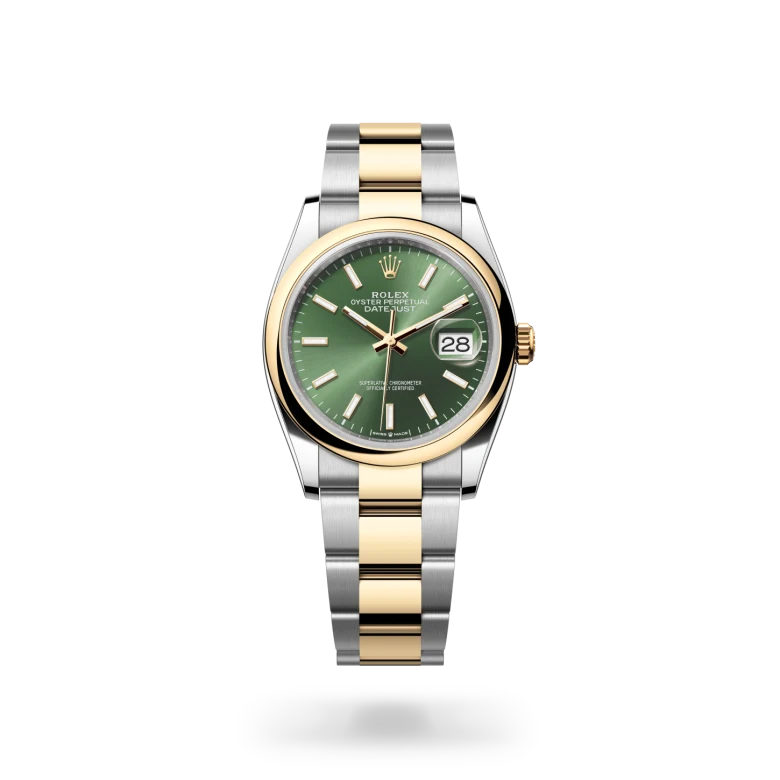 Rolex Datejust in Rolesor gelb (Kombination aus Edelstahl Oystersteel und Gelbgold), M126203-0058-2 – Uhren Schmiemann