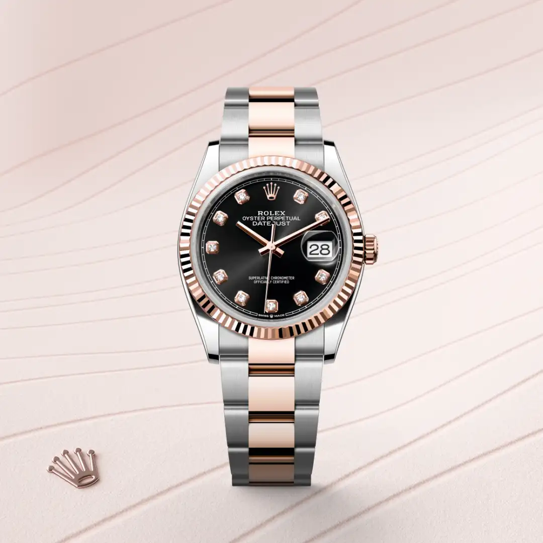 Rolex Datejust in Rolesor Everose (Kombination aus Edelstahl Oystersteel und Everose-Gold), M126231-0020-3 – Uhren Schmiemann