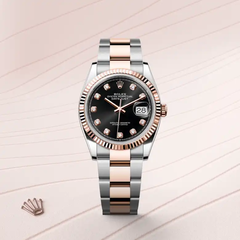 Rolex Datejust in Rolesor Everose (Kombination aus Edelstahl Oystersteel und Everose-Gold), M126231-0020-4 – Uhren Schmiemann