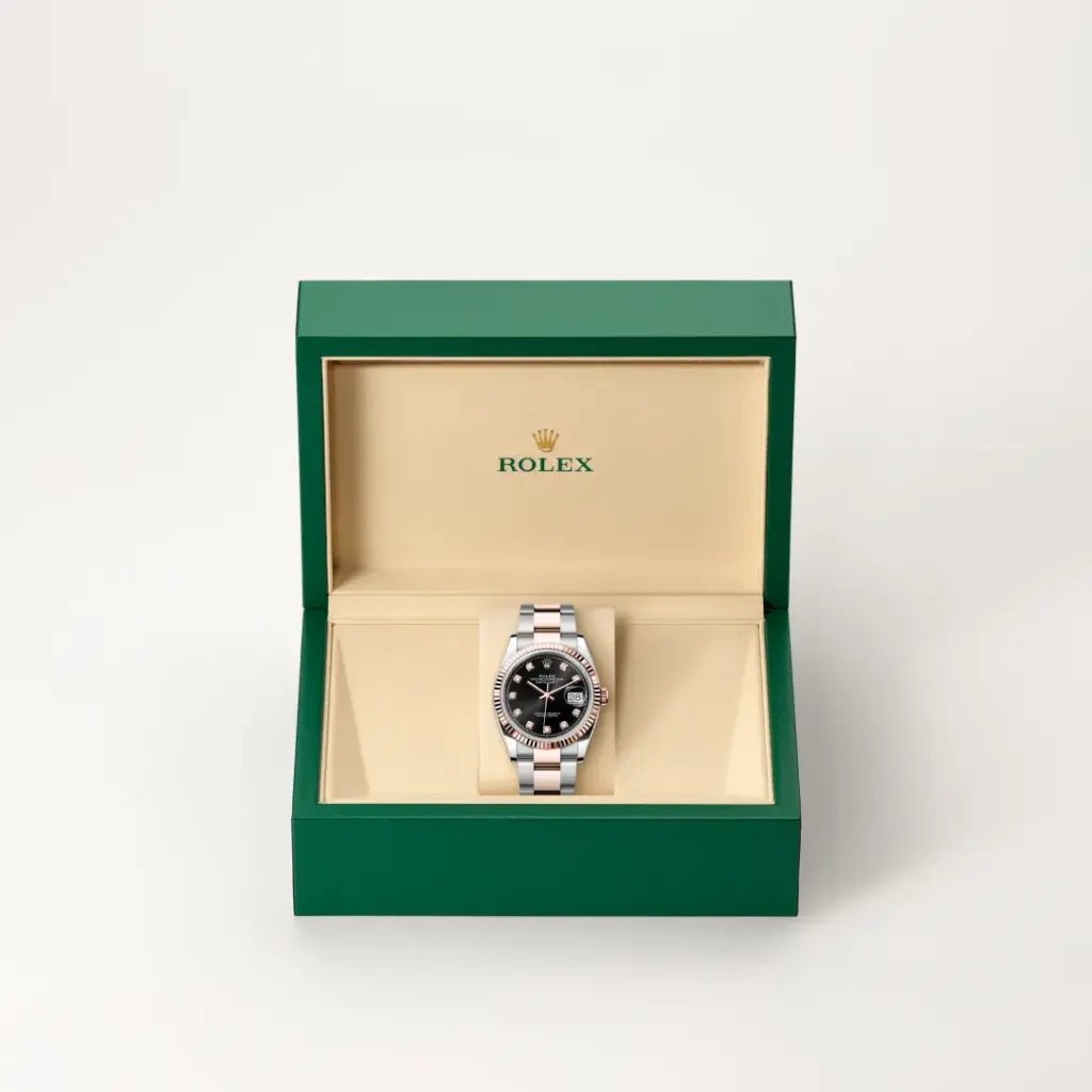 Rolex Datejust in Rolesor Everose (Kombination aus Edelstahl Oystersteel und Everose-Gold), M126231-0020-5 – Uhren Schmiemann