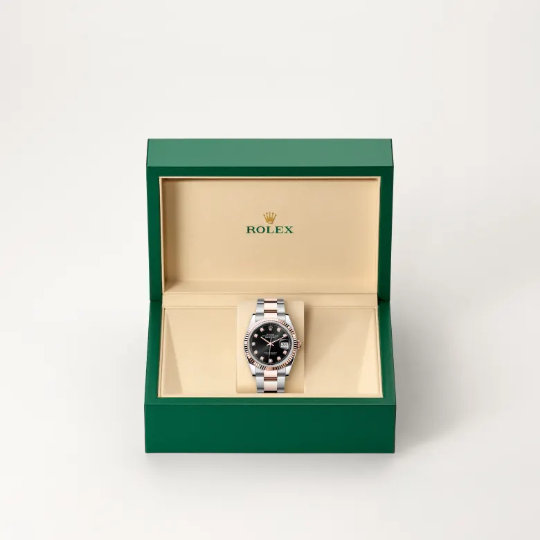 Rolex Datejust in Rolesor Everose (Kombination aus Edelstahl Oystersteel und Everose-Gold), M126231-0020-6 – Uhren Schmiemann