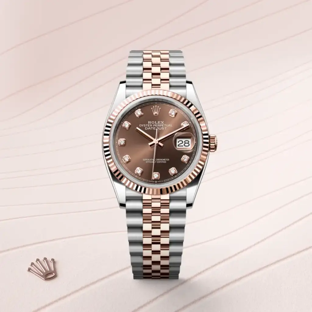 Rolex Datejust in Rolesor Everose (Kombination aus Edelstahl Oystersteel und Everose-Gold), M126231-0053-3 – Uhren Schmiemann