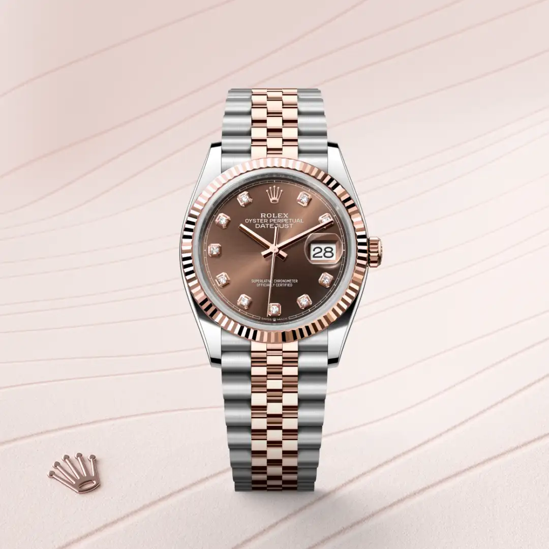 Rolex Datejust in Rolesor Everose (Kombination aus Edelstahl Oystersteel und Everose-Gold), M126231-0053-3 – Uhren Schmiemann