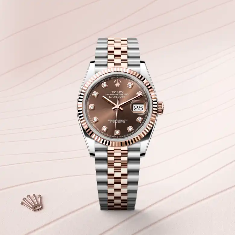 Rolex Datejust in Rolesor Everose (Kombination aus Edelstahl Oystersteel und Everose-Gold), M126231-0053-4 – Uhren Schmiemann