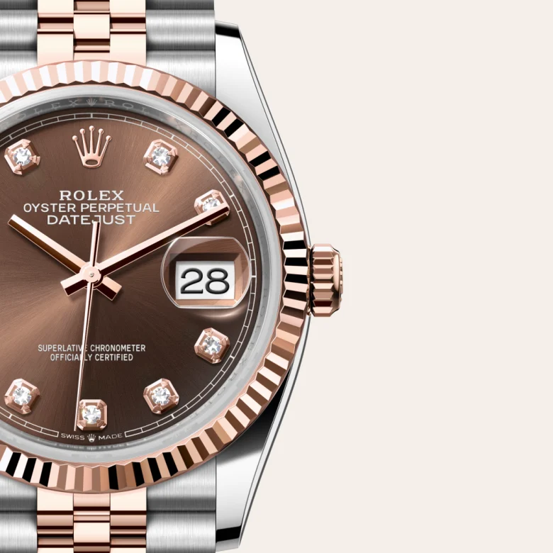 Rolex Datejust in Rolesor Everose (Kombination aus Edelstahl Oystersteel und Everose-Gold), M126231-0053-8 – Uhren Schmiemann