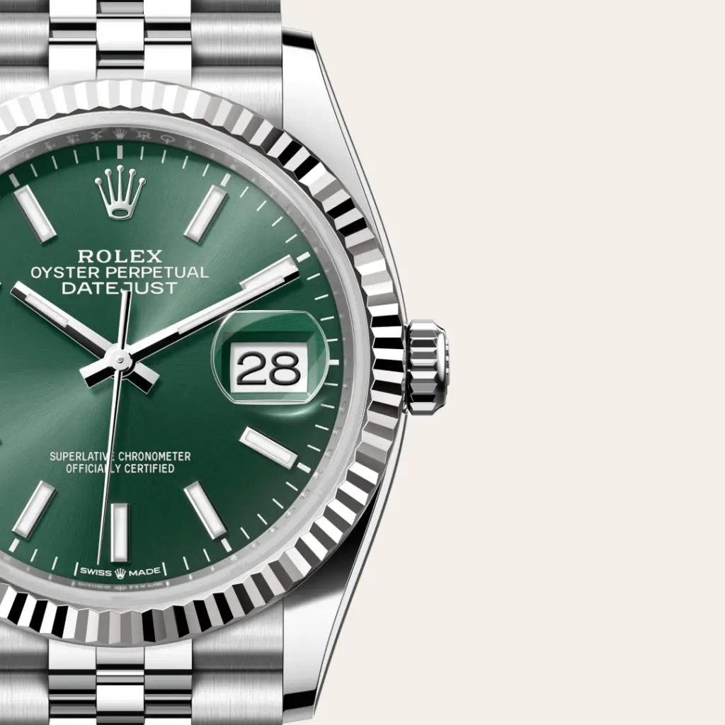 Rolex Datejust in Rolesor weiß (Kombination aus Edelstahl Oystersteel und Weißgold), M126234-0051-7 – Uhren Schmiemann