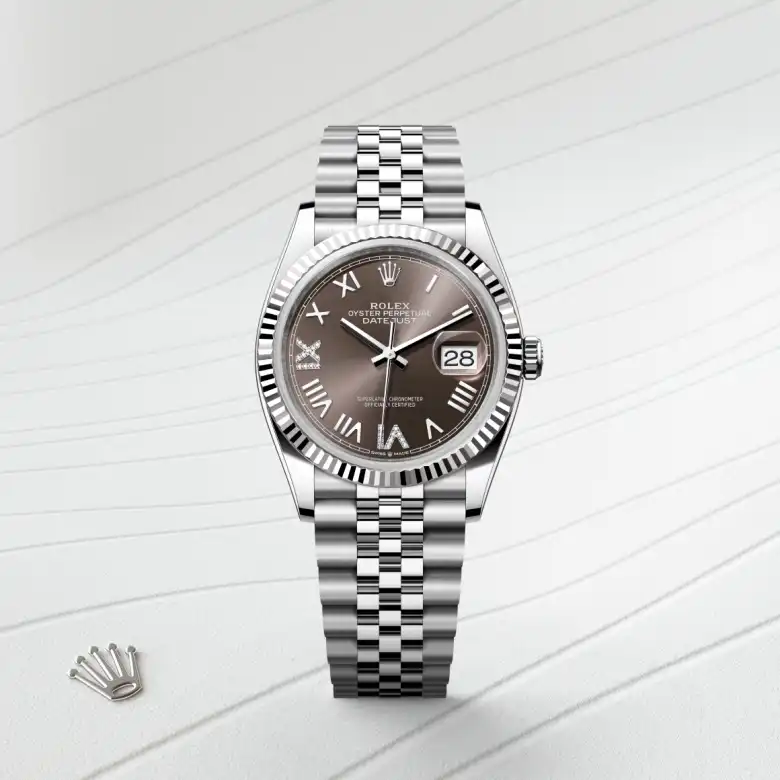 Rolex Datejust in Rolesor weiß (Kombination aus Edelstahl Oystersteel und Weißgold), M126234-0071-4 – Uhren Schmiemann