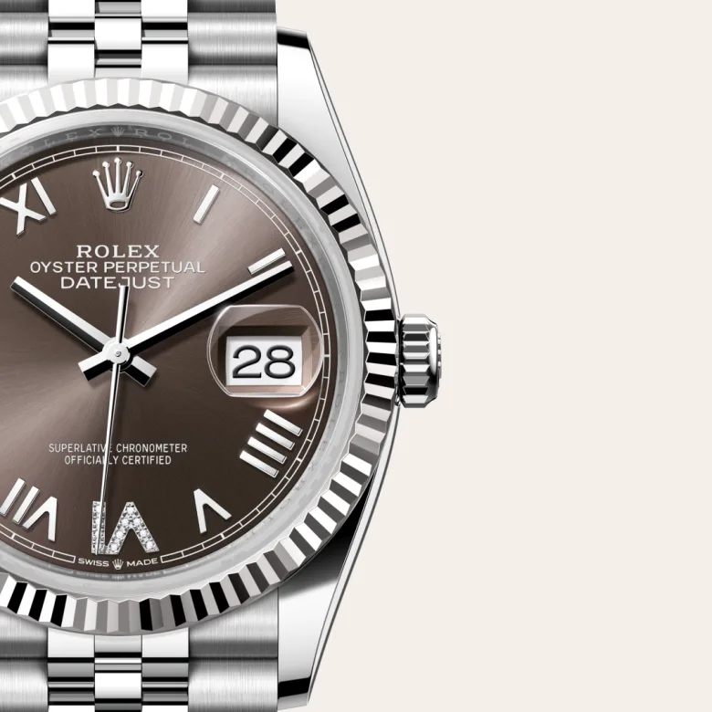 Rolex Datejust in Rolesor weiß (Kombination aus Edelstahl Oystersteel und Weißgold), M126234-0071-8 – Uhren Schmiemann