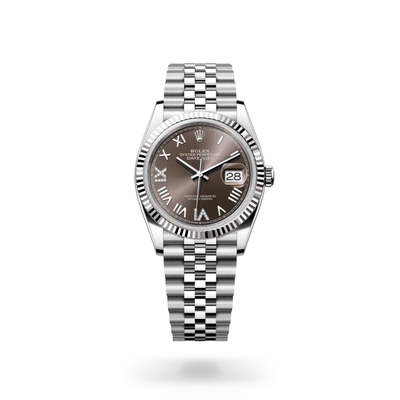 Rolex Datejust in Rolesor weiß (Kombination aus Edelstahl Oystersteel und Weißgold), M126234-0071-2 – Uhren Schmiemann