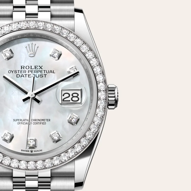 Rolex Datejust in Rolesor weiß (Kombination aus Edelstahl Oystersteel und Weißgold), M126284RBR-0011-8 – Uhren Schmiemann