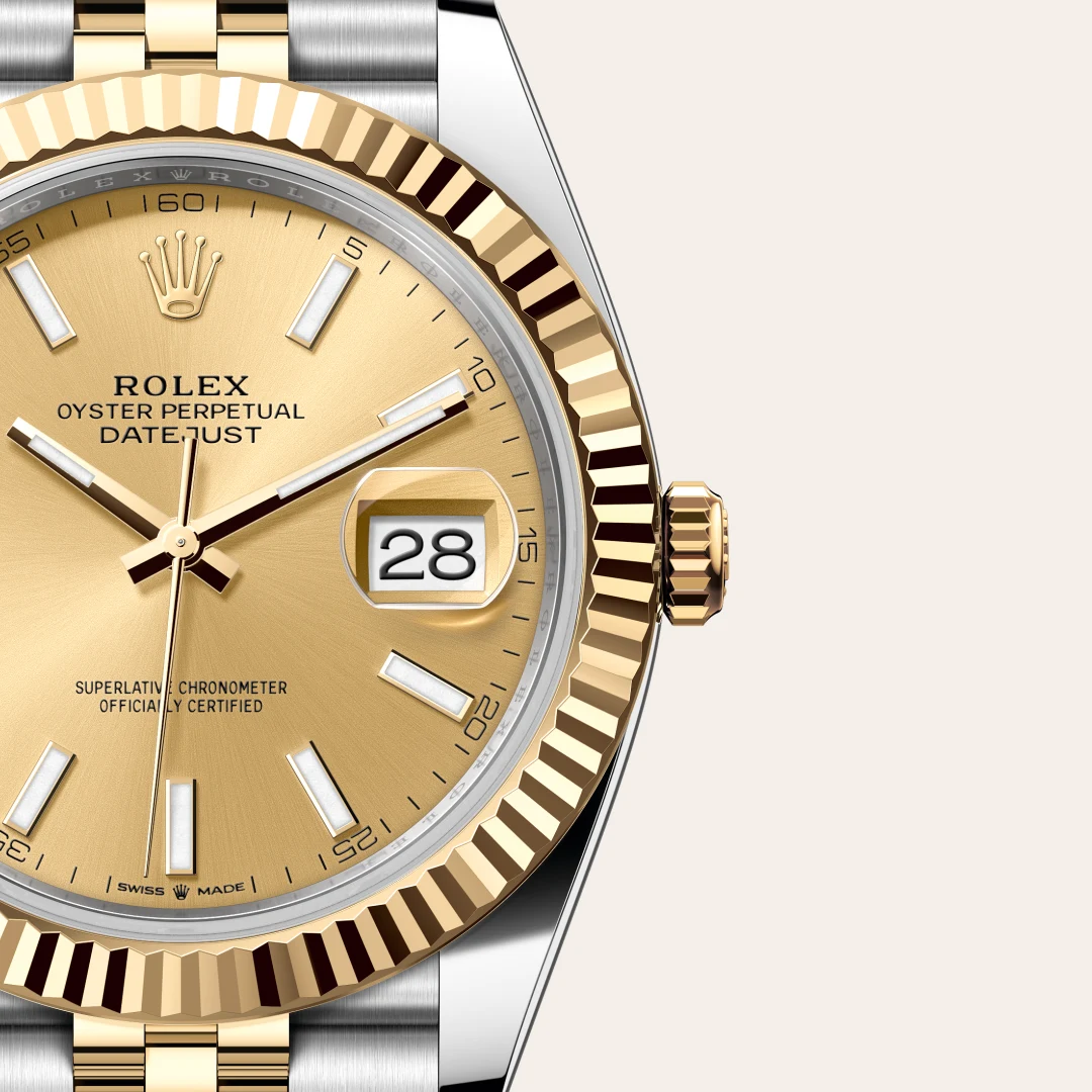 Rolex Datejust in Rolesor gelb (Kombination aus Edelstahl Oystersteel und Gelbgold), M126333-0010-7 – Uhren Schmiemann