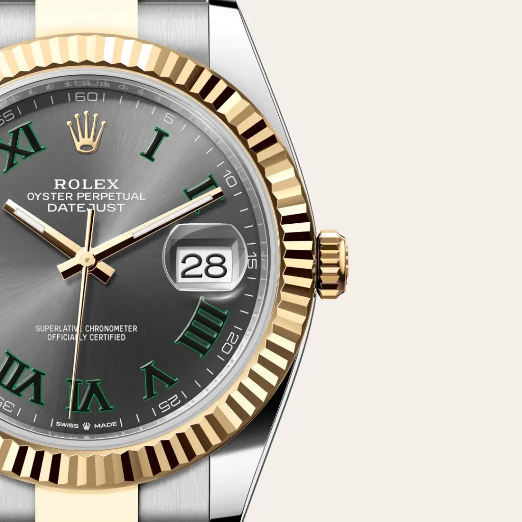 Rolex Datejust in Rolesor gelb (Kombination aus Edelstahl Oystersteel und Gelbgold), M126333-0019-7 – Uhren Schmiemann