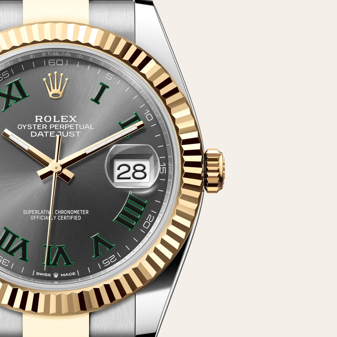 Rolex Datejust in Rolesor gelb (Kombination aus Edelstahl Oystersteel und Gelbgold), M126333-0019-7 – Uhren Schmiemann