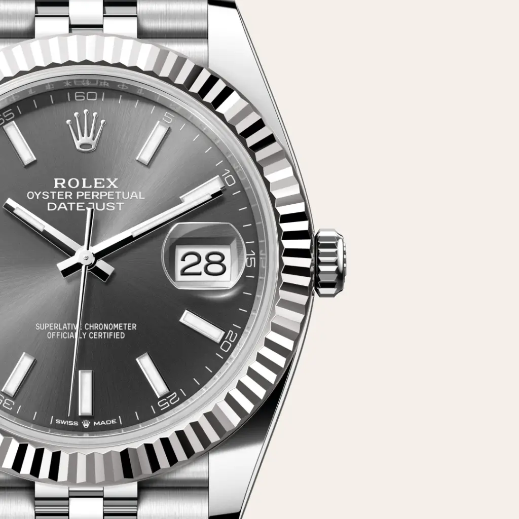 Rolex Datejust in Rolesor weiß (Kombination aus Edelstahl Oystersteel und Weißgold), M126334-0014-7 – Uhren Schmiemann