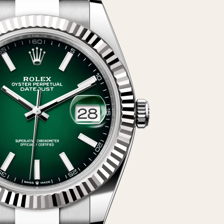 Rolex Datejust in Rolesor weiß (Kombination aus Edelstahl Oystersteel und Weißgold), M126334-0033-8 – Uhren Schmiemann