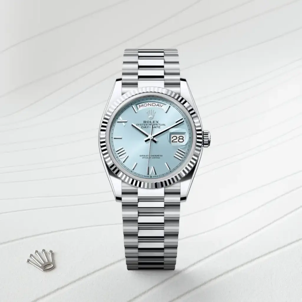 Rolex Day-Date in Platin, M128236-0018-3 – Uhren Schmiemann
