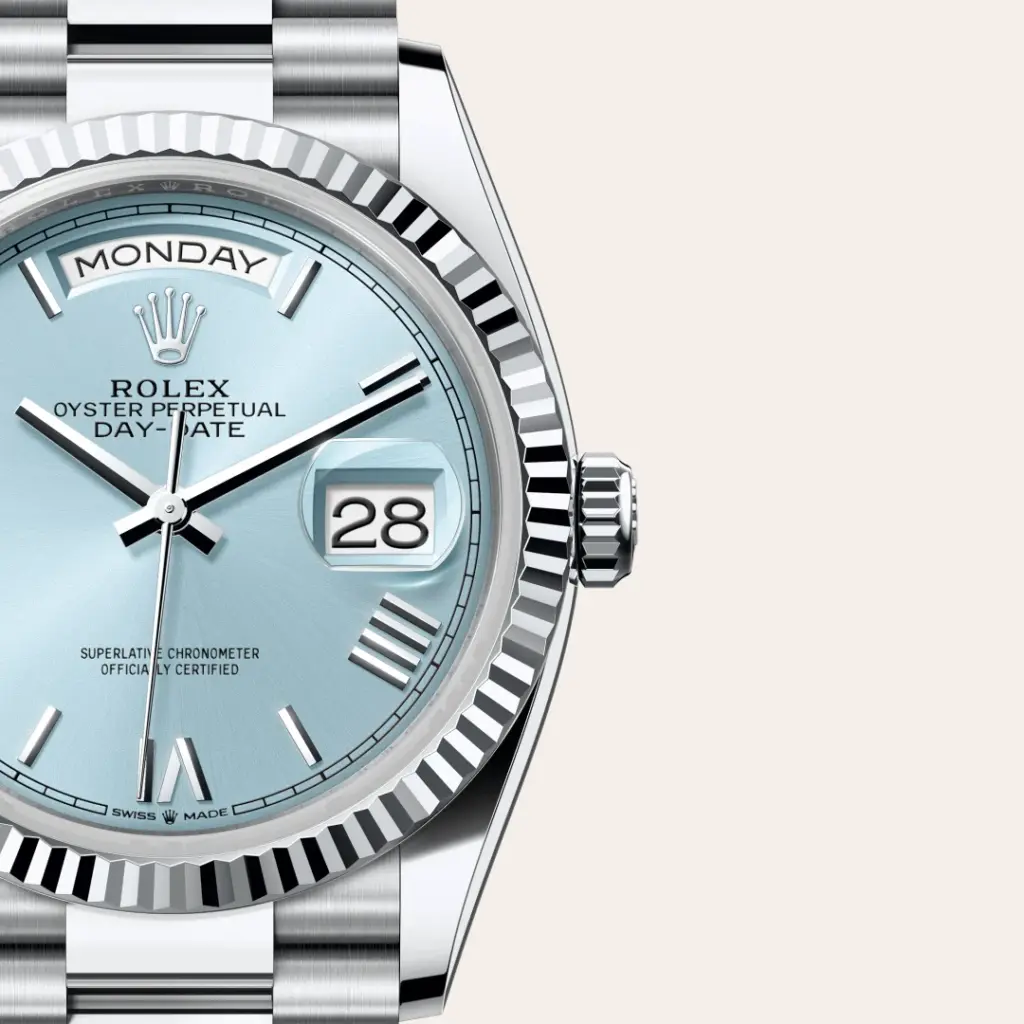 Rolex Day-Date in Platin, M128236-0018-7 – Uhren Schmiemann