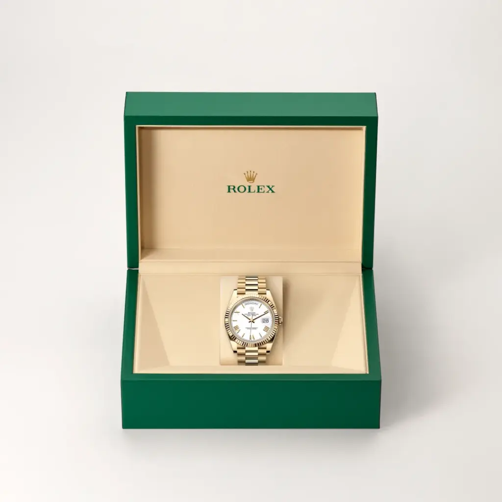 Rolex Day-Date in 18 Karat Gelbgold, M228238-0042-5 – Uhren Schmiemann