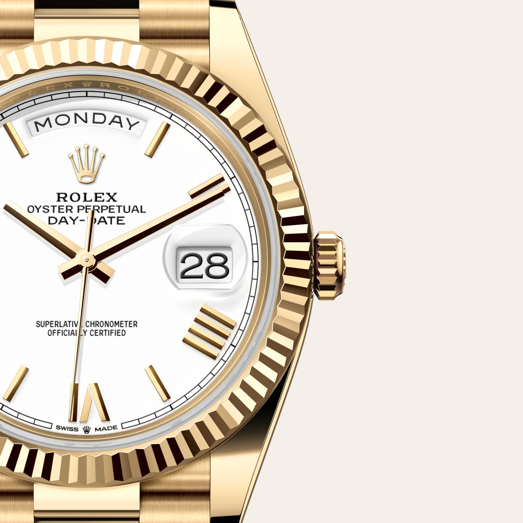 Rolex Day-Date in 18 Karat Gelbgold, M228238-0042-7 – Uhren Schmiemann