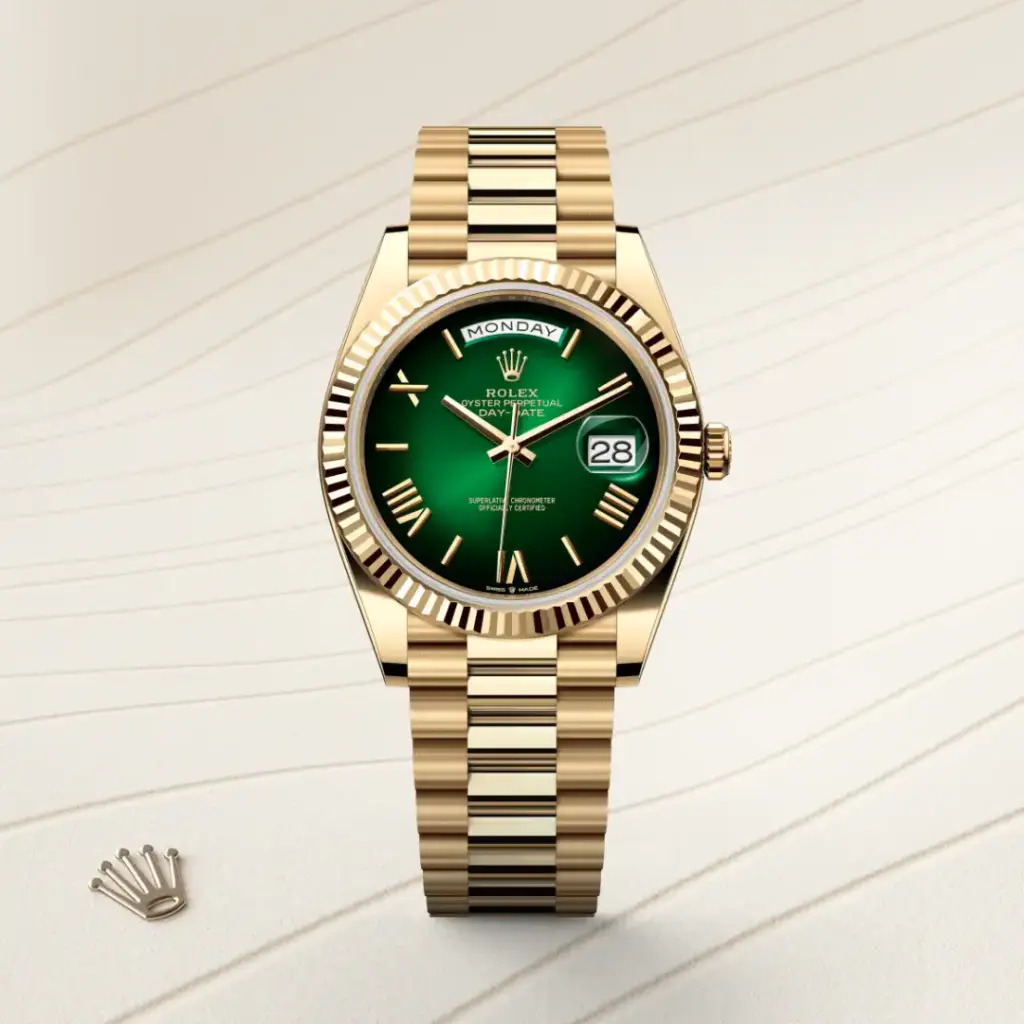 Rolex Day-Date in 18 Karat Gelbgold, M228238-0069-3 – Uhren Schmiemann