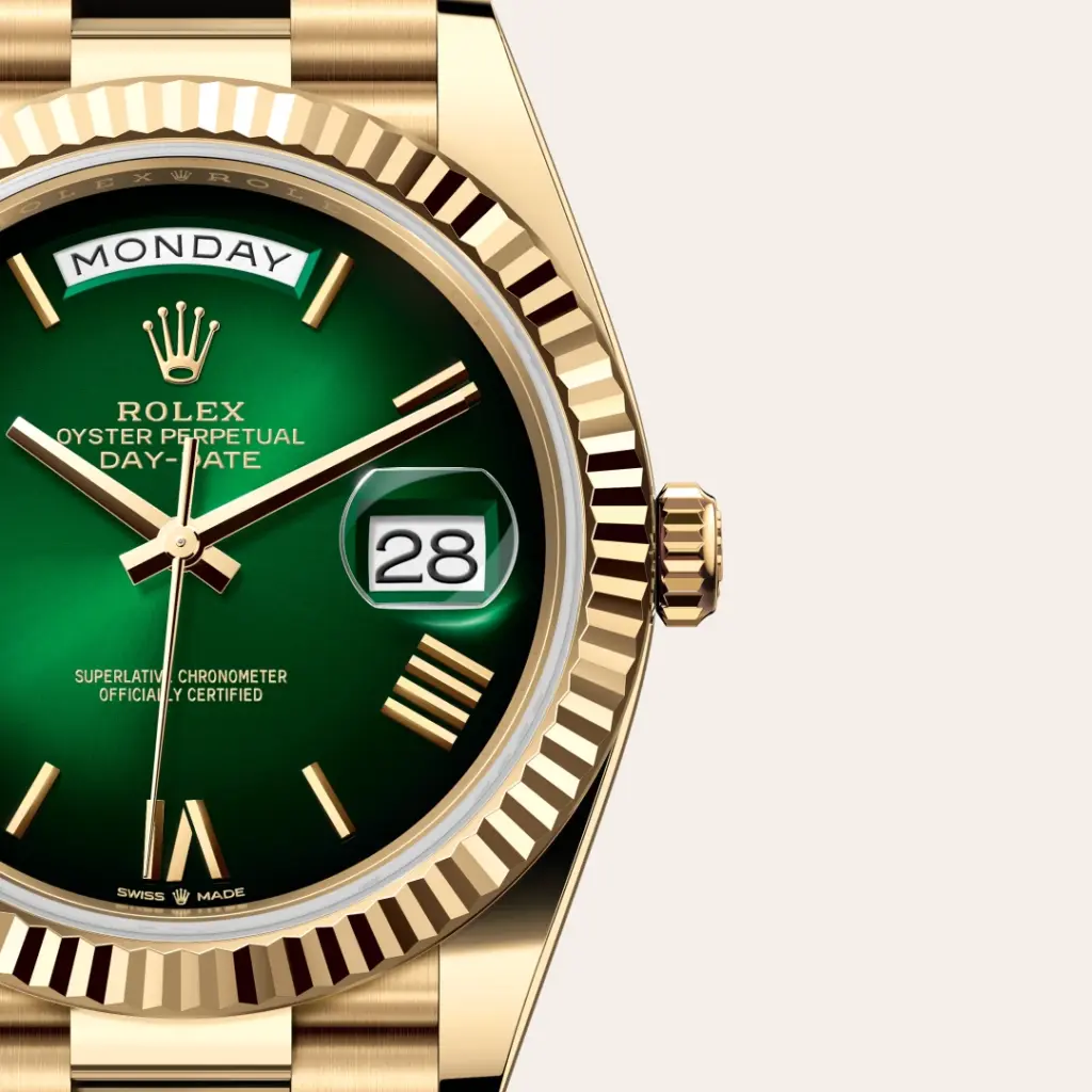 Rolex Day-Date in 18 Karat Gelbgold, M228238-0069-7 – Uhren Schmiemann