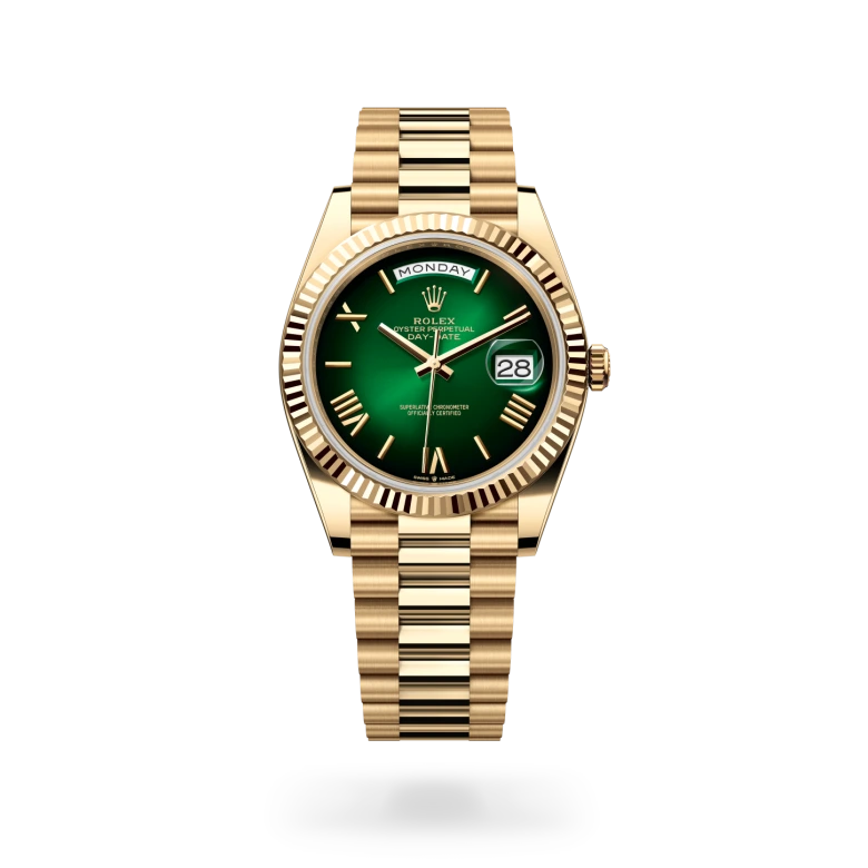 Rolex Day-Date in 18 Karat Gelbgold, M228238-0069-2 – Uhren Schmiemann