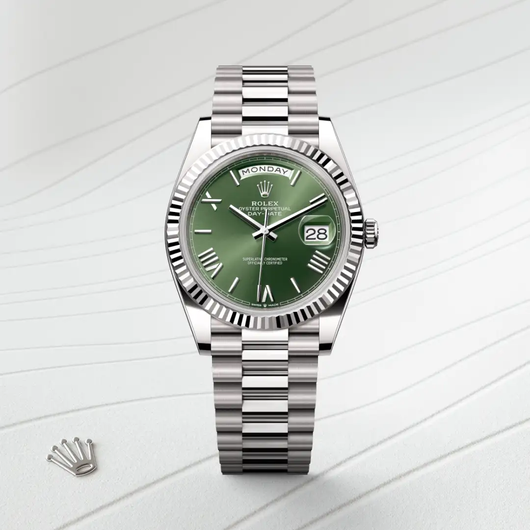 Rolex Day-Date in 18 Karat Weißgold, M228239-0033-3 – Uhren Schmiemann