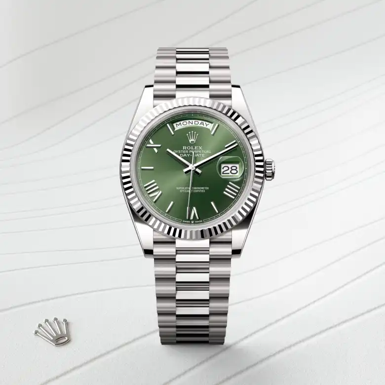 Rolex Day-Date in 18 Karat Weißgold, M228239-0033-4 – Uhren Schmiemann