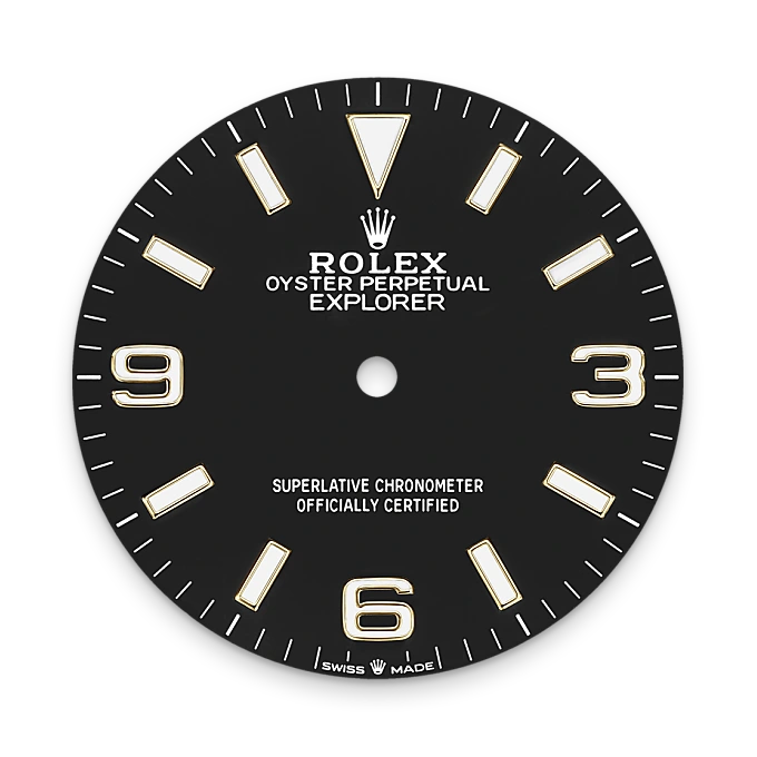 Rolex Explorer in Rolesor gelb (Kombination aus Edelstahl Oystersteel und Gelbgold), M124273-0001-10 – Uhren Schmiemann