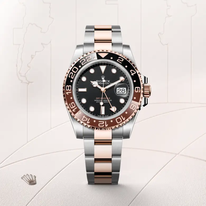 Rolex GMT-Master II in Rolesor Everose (Kombination aus Edelstahl Oystersteel und Everose-Gold), M126711CHNR-0002-4 – Uhren Schmiemann
