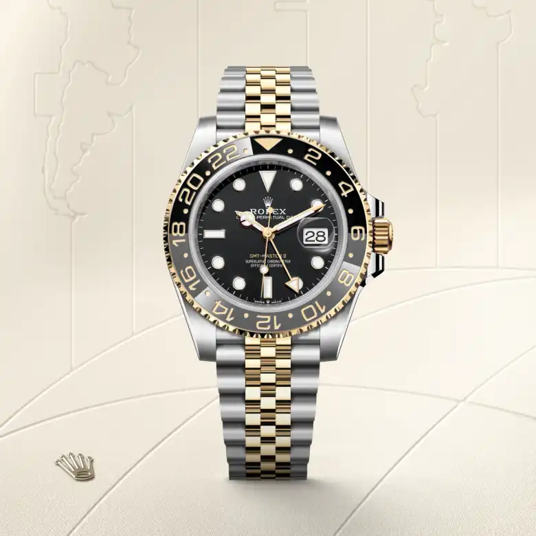 Rolex GMT-Master II in Rolesor gelb (Kombination aus Edelstahl Oystersteel und Gelbgold), M126713GRNR-0001-4 – Uhren Schmiemann