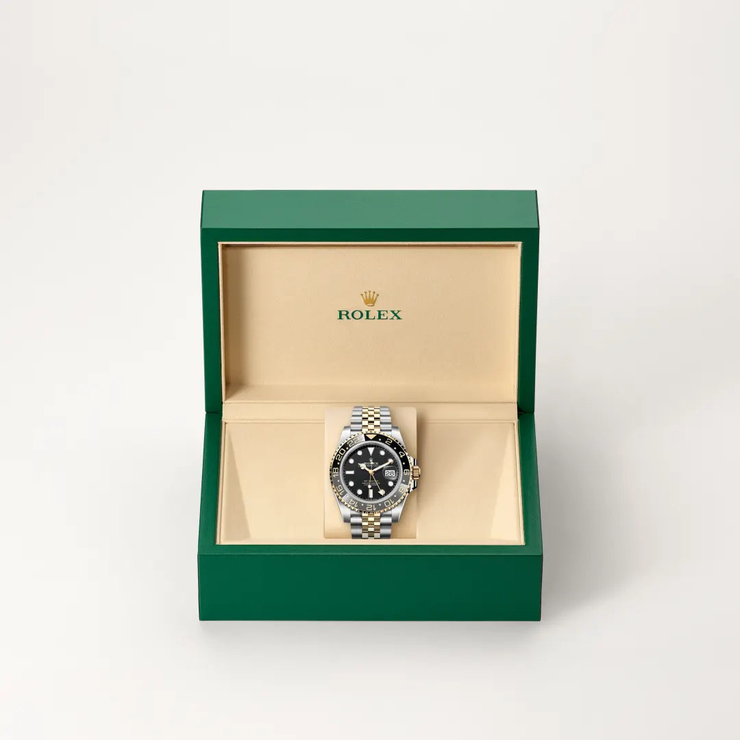 Rolex GMT-Master II in Rolesor gelb (Kombination aus Edelstahl Oystersteel und Gelbgold), M126713GRNR-0001-5 – Uhren Schmiemann