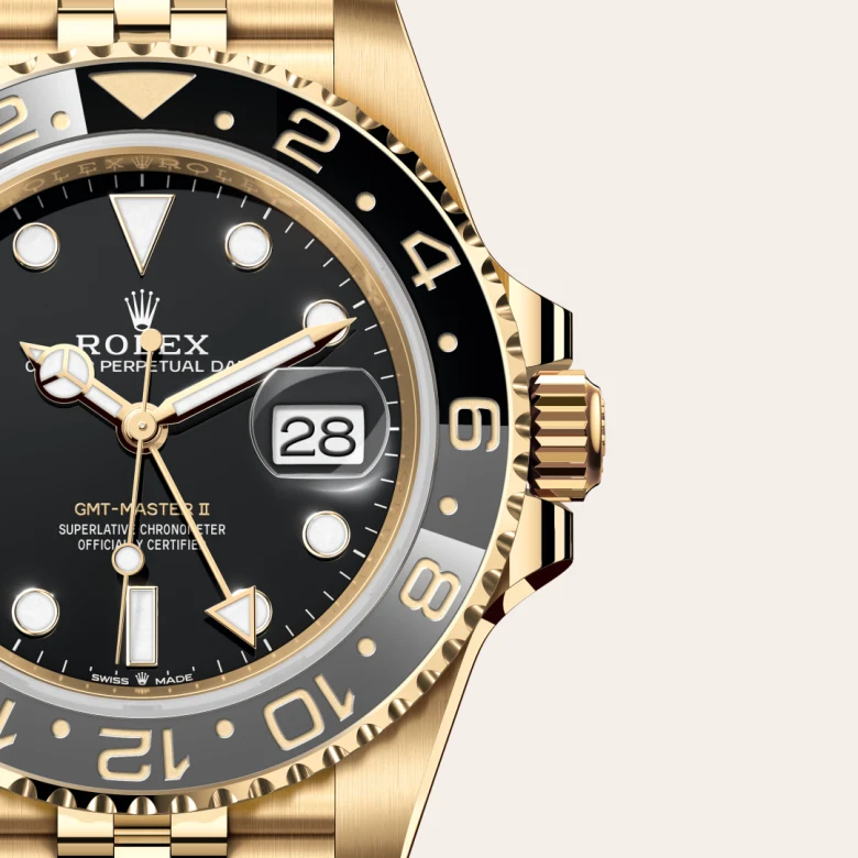 Rolex GMT-Master II in 18 Karat Gelbgold, M126718GRNR-0001-8 – Uhren Schmiemann