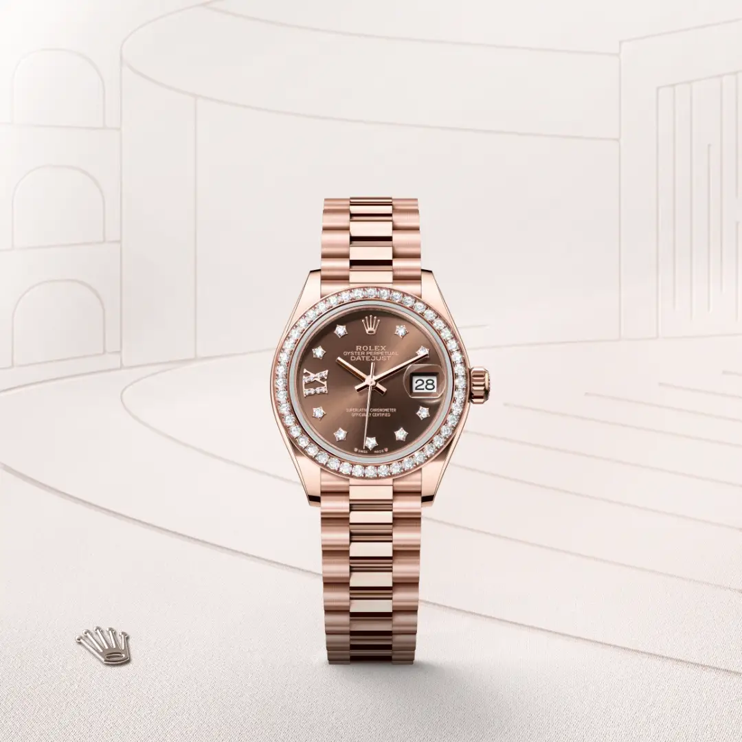 Rolex Lady-Datejust in 18 Karat Everose-Gold, M279135RBR-0001-3 – Uhren Schmiemann