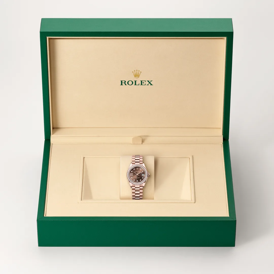 Rolex Lady-Datejust in 18 Karat Everose-Gold, M279135RBR-0001-5 – Uhren Schmiemann