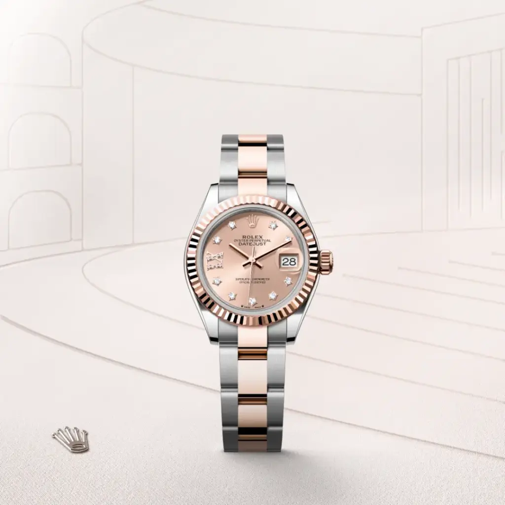 Rolex Lady-Datejust in Rolesor Everose (Kombination aus Edelstahl Oystersteel und Everose-Gold), M279171-0028-3 – Uhren Schmiemann