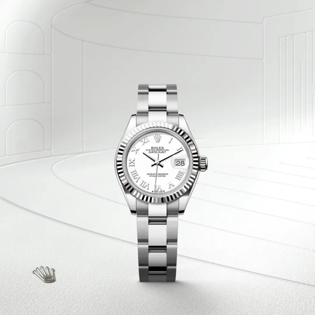 Rolex Lady-Datejust in Rolesor weiß (Kombination aus Edelstahl Oystersteel und Weißgold), M279174-0020-3 – Uhren Schmiemann
